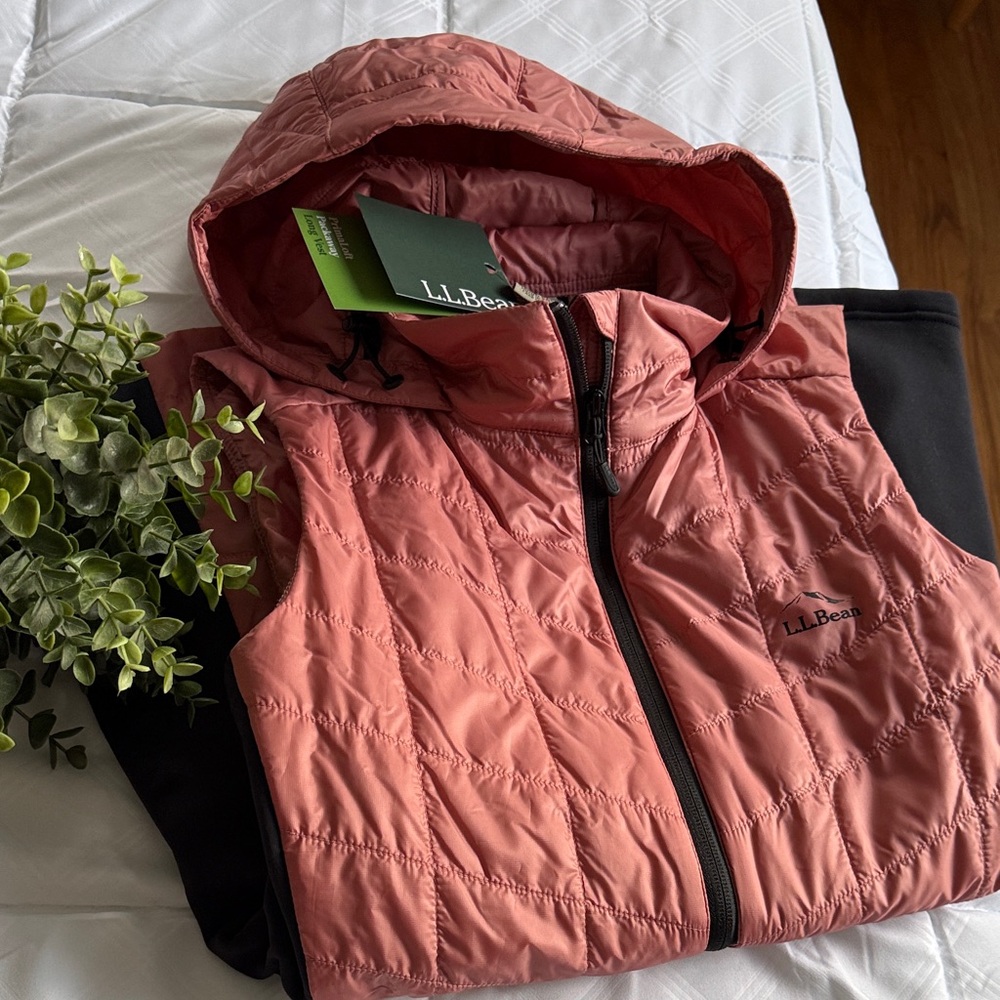 L.L. Bean Women's Pink Quilted Vest